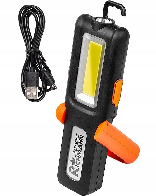 

Lampa Warsztatowa 5W Cob Led Latarka Aku Usb C6815