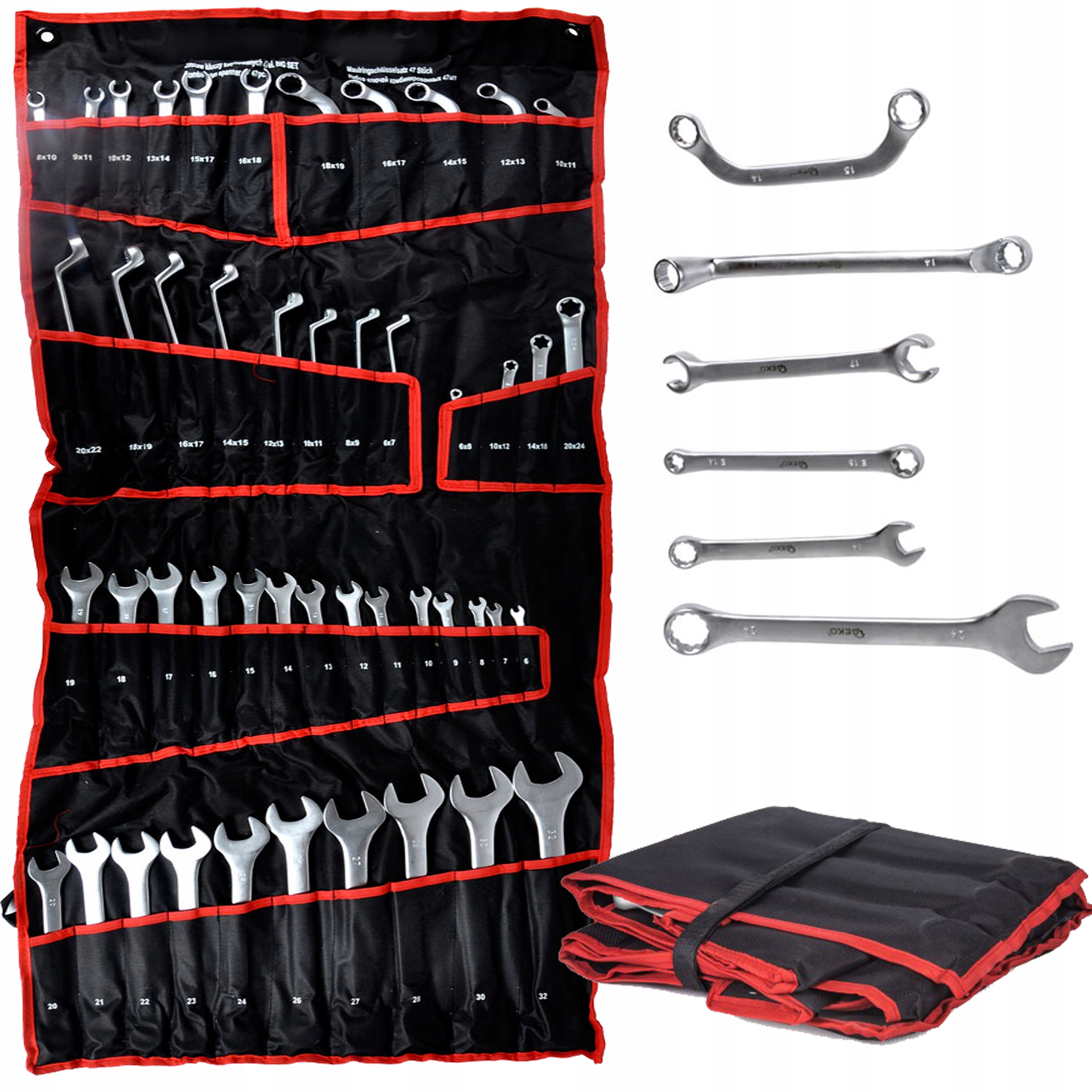 

Klucze Płasko Oczkowe 6-32 Torx Zestaw Kluczy 47EL