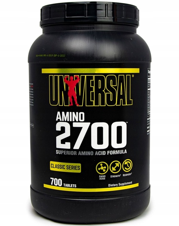 Universal Amino 2700 Aminokyseliny Eaa Bcaa 700tab