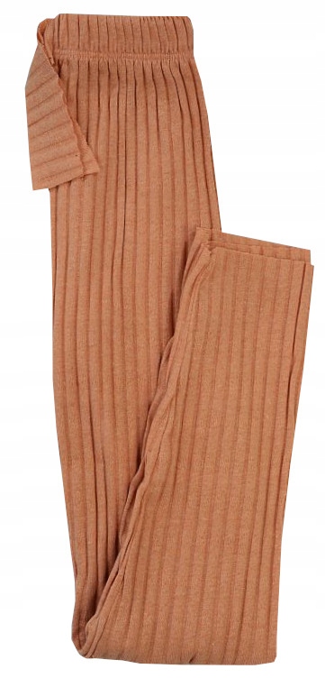 DZIANINA GETRY prążek legginsy BEŻ 13 H704C Marka Inna marka