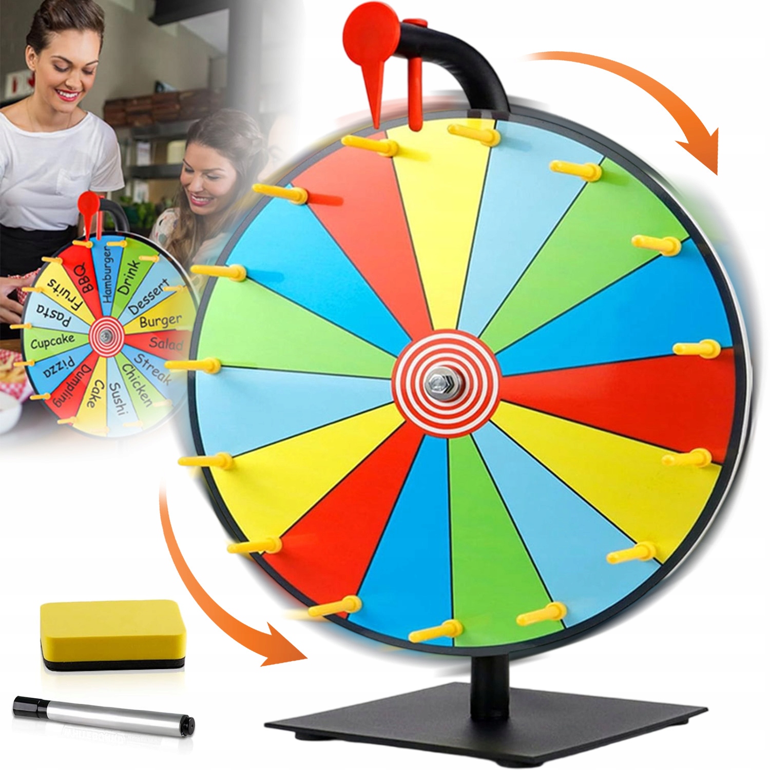 Koło Fortuny 30CM Suchościeralne Warsztaty Imprezy Konkursy Interaktywny