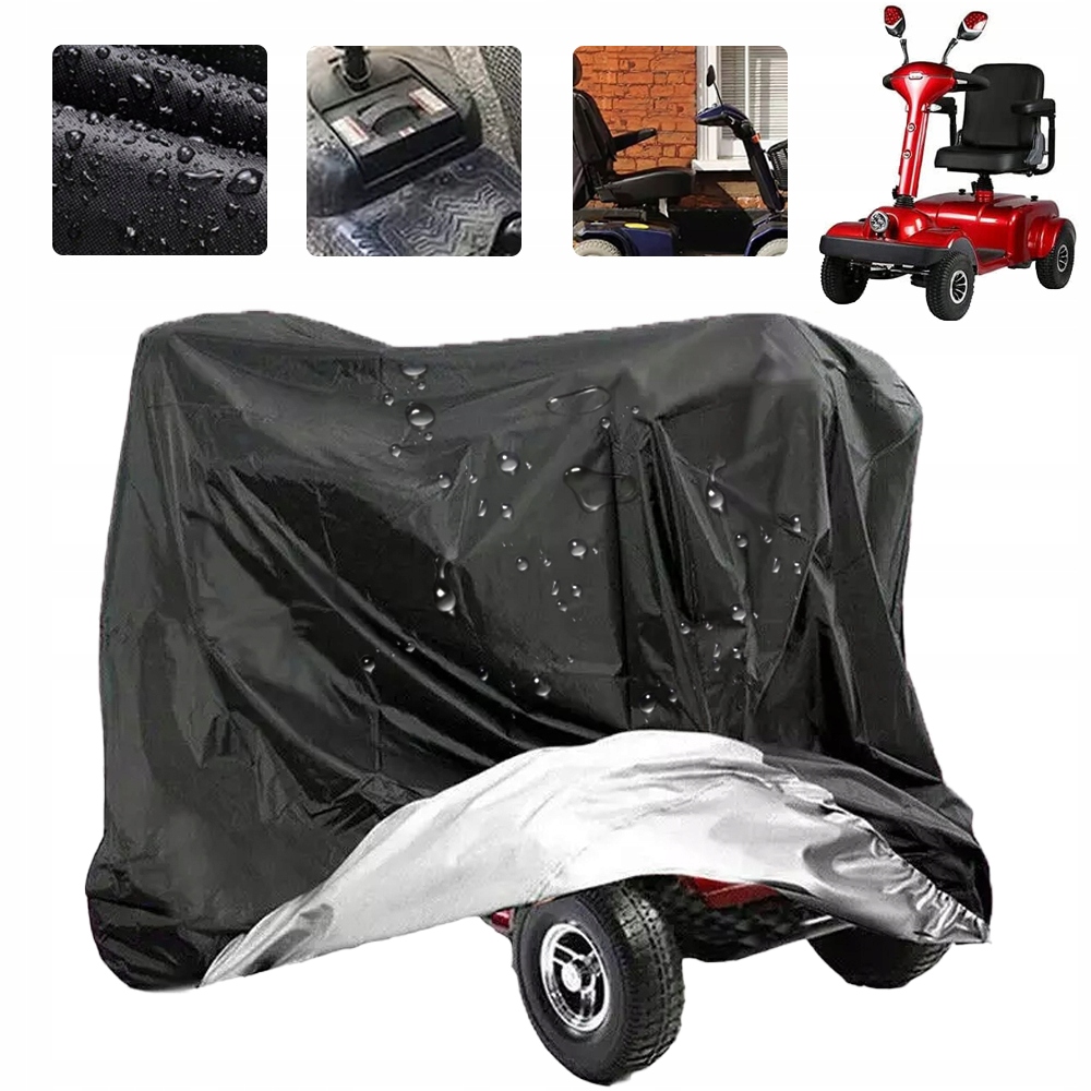UNIWERSALNY WODOODPORNY POKROWIEC PLANDEKA NA MOTOR SKUTER ROWER MOTOCYKL