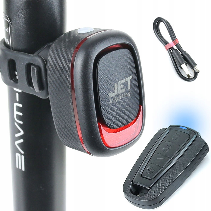 Zadní světlo Alarm Zvonek Kolo A5 Pro s funkcí Stop