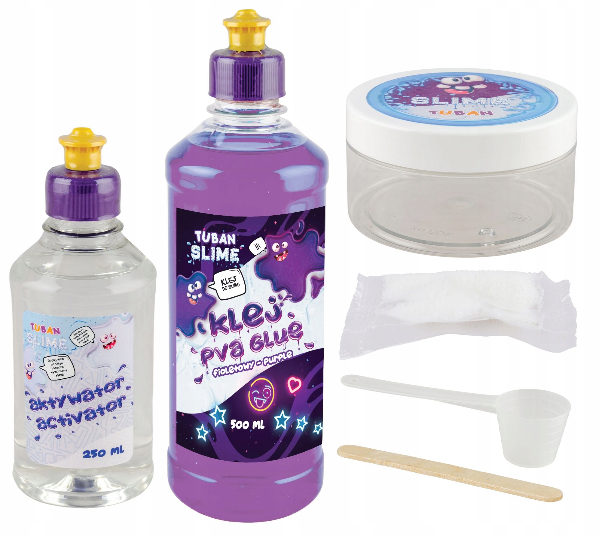 

Zestaw Robienia Glutów Slime Świecący Tuban