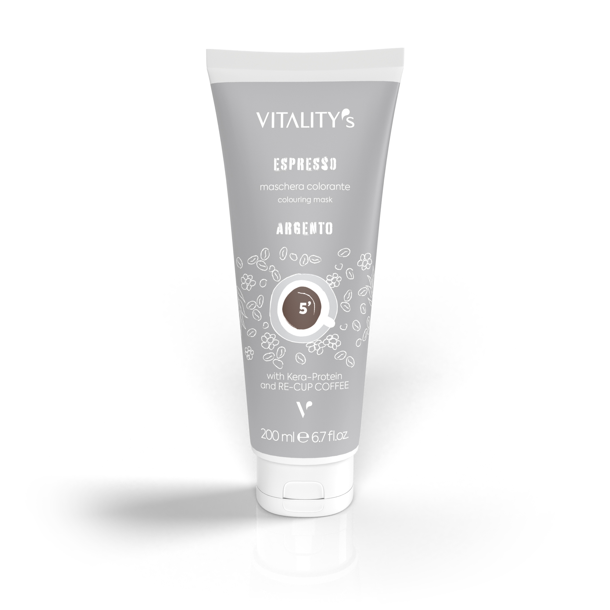 Vitalitys Espresso Re-cup Coffee balsam koloryzujący Argento srebrny