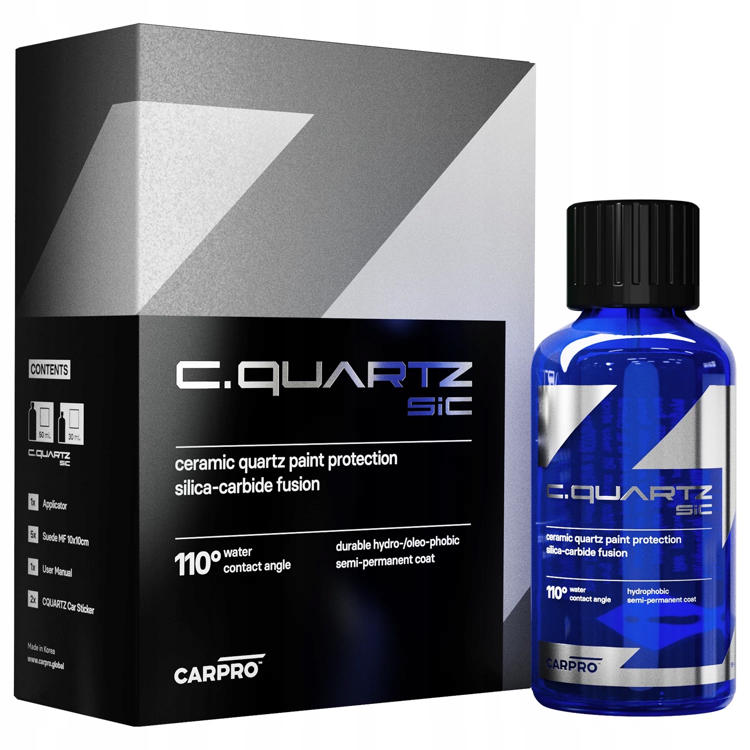 CarPro CQuartz SiC – prosta w aplikacji powłoka ochronna 30ml