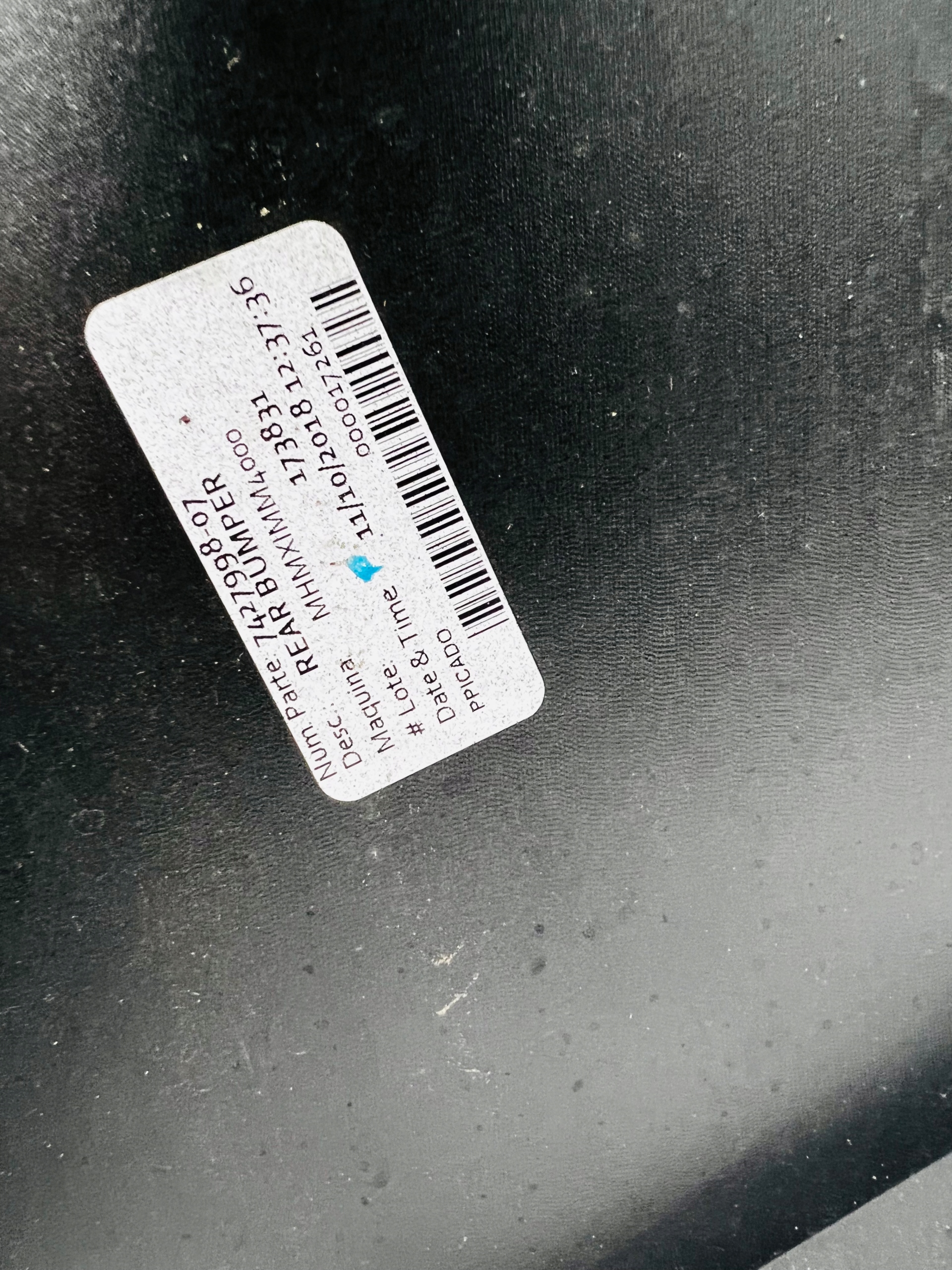 bumper rear BMW G20 475 BLACK SAPPHIRE MET
