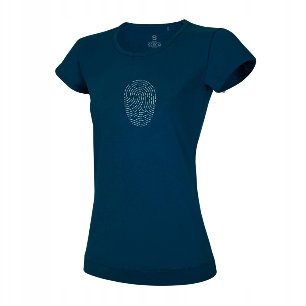 Tričko Ocún Classic T Women Fingerprint blue moonlit ocean|XS