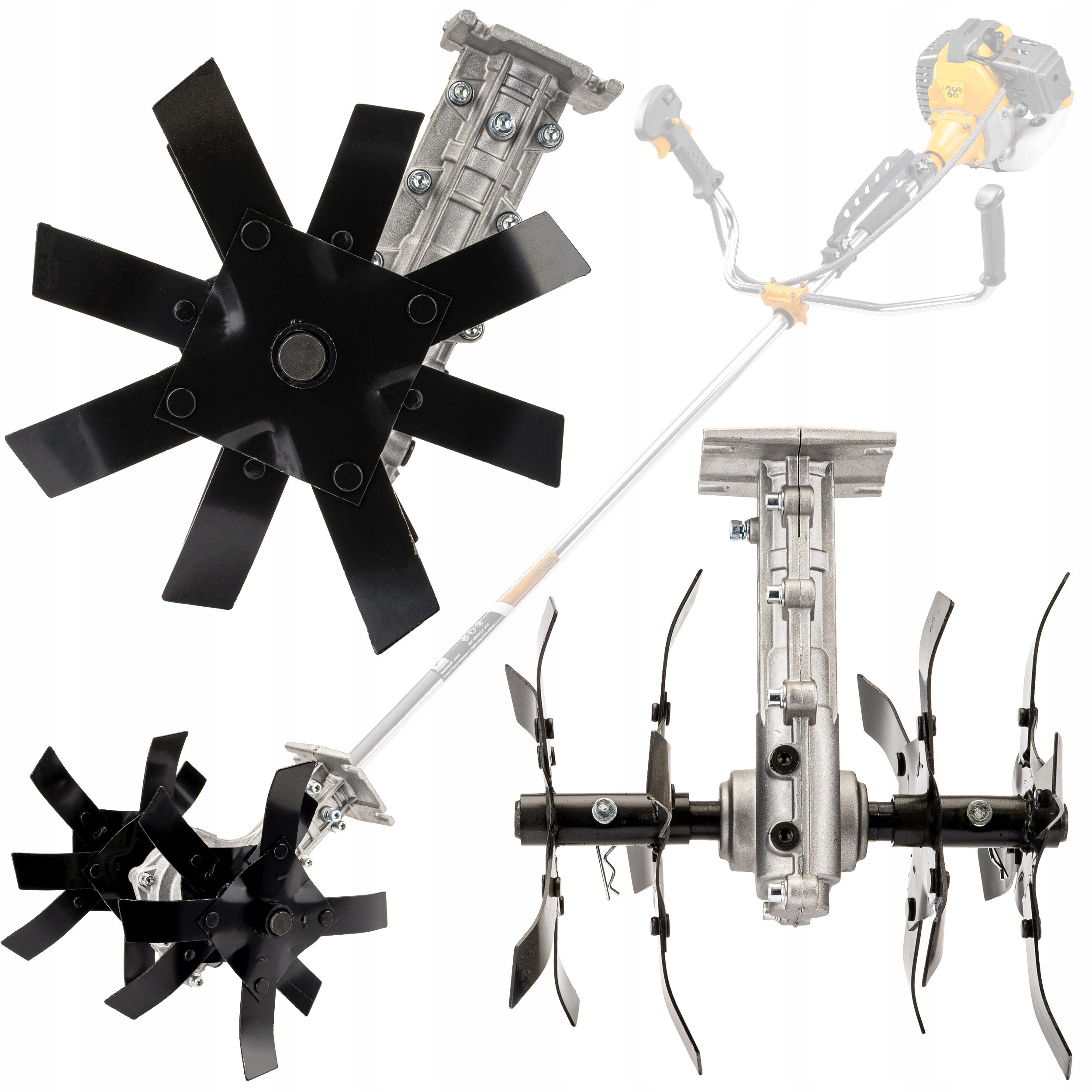 Glebogryzovačka Adaptér Motorový Vyžínač 28 mm 9 fréz