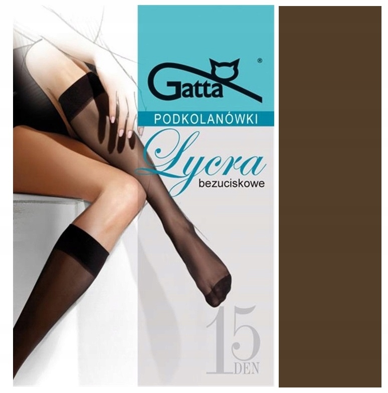 

Gatta Lycra 15den podkolanówki lyon 2pary