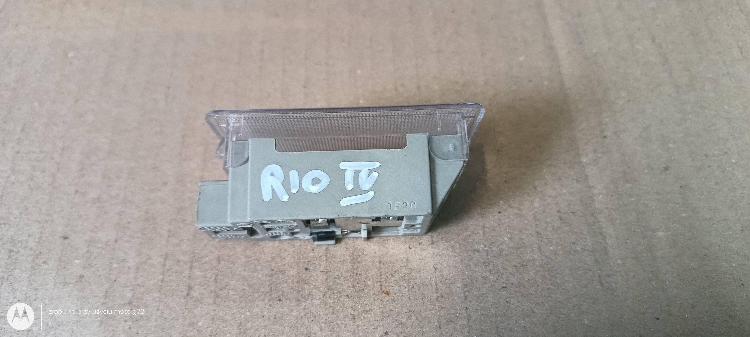 KIA RIO IV light lighting boot passenger compartments 92620-G6000 2019R