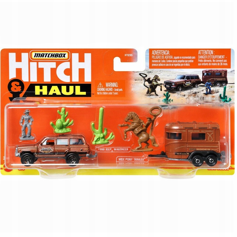 

Matchbox Hitch Haul Mbx Pony Trailer Jeep Wagoneer