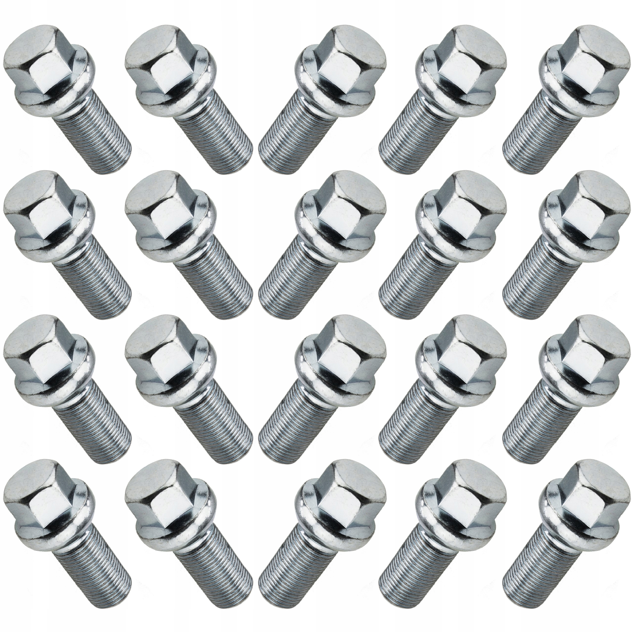 Šrouby M15X1,25 28MM Koule Na Kola, Hliníkové Ráfky Mercedes-benz Gls