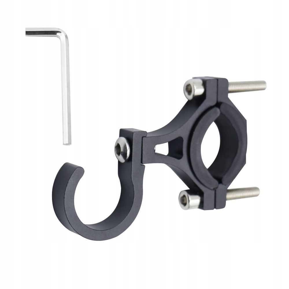 Hak uchwyt na zakupy do roweru hulajnogi aluminiowy FS366-004 czarny