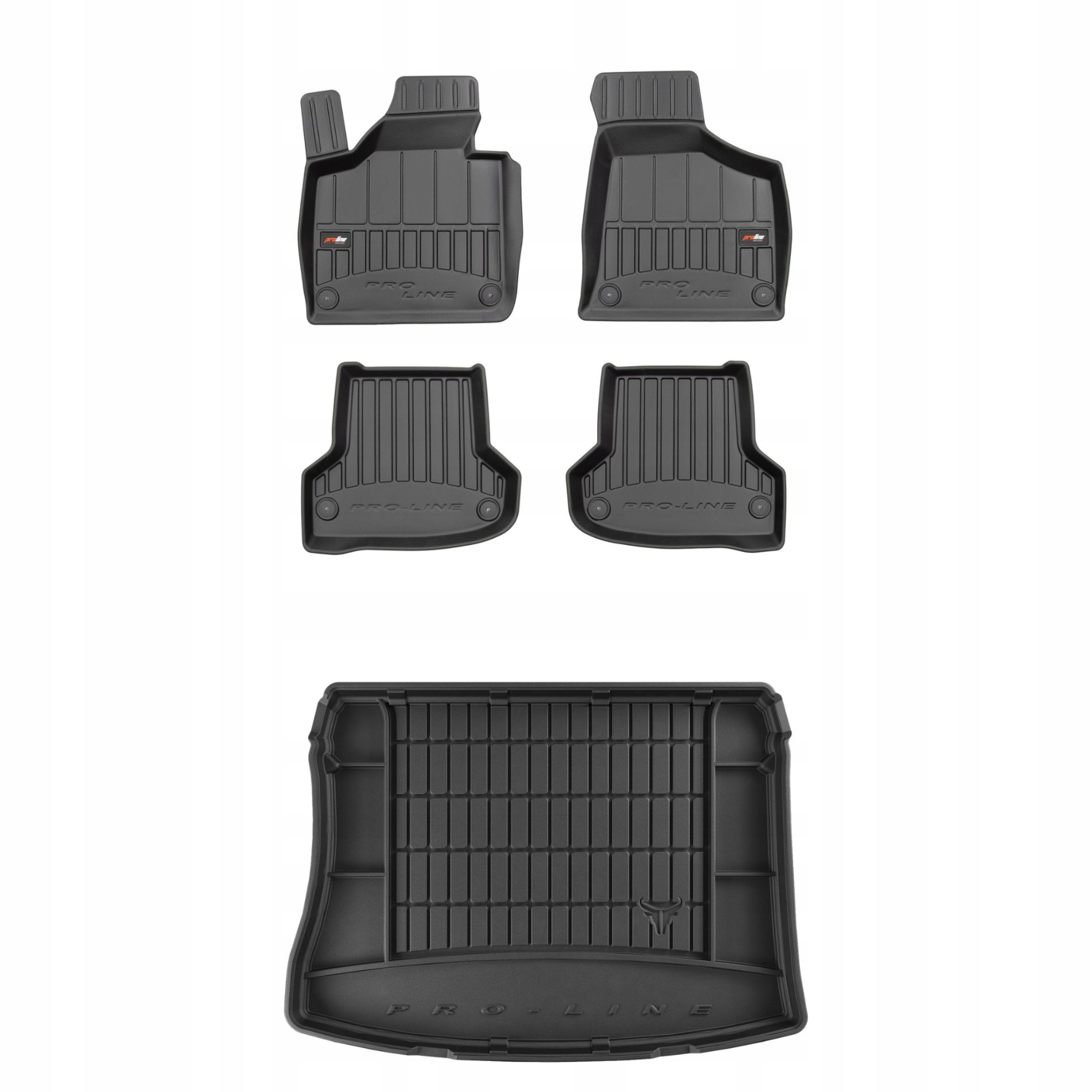 Sada gumových kobercov a rohoží pre Audi A3 Sportback 8P