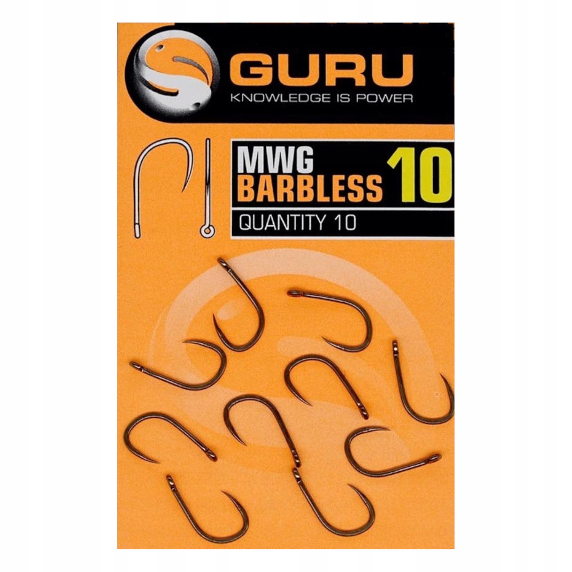 Haczyki Guru Mwg Barbless Rozmiar 10
