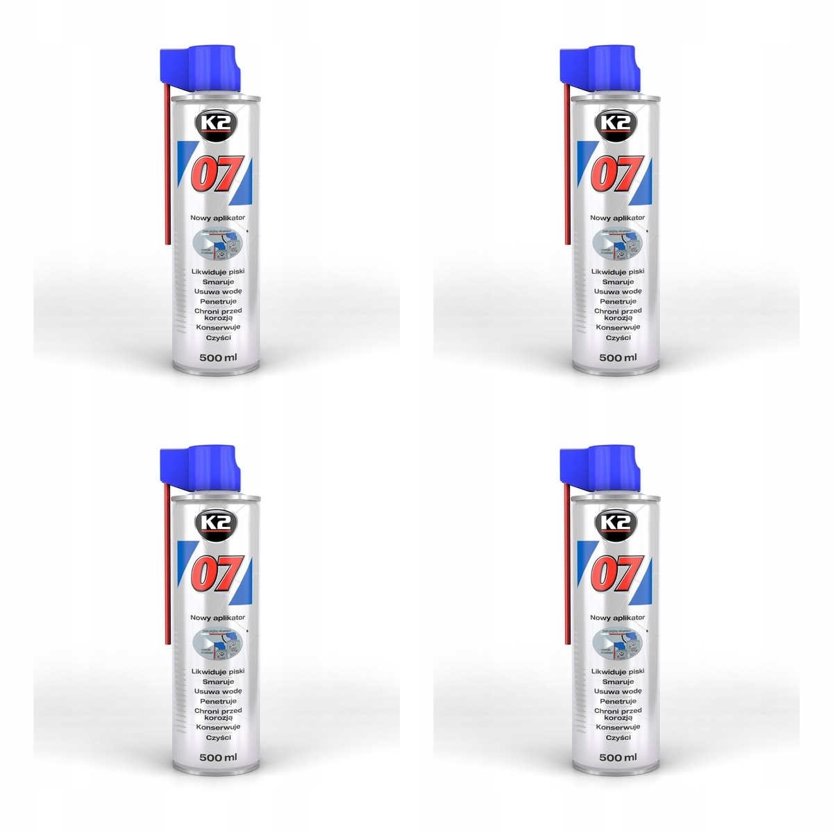 K2 07 odrdzewiacz penetrator wielozadaniowy 500 ml