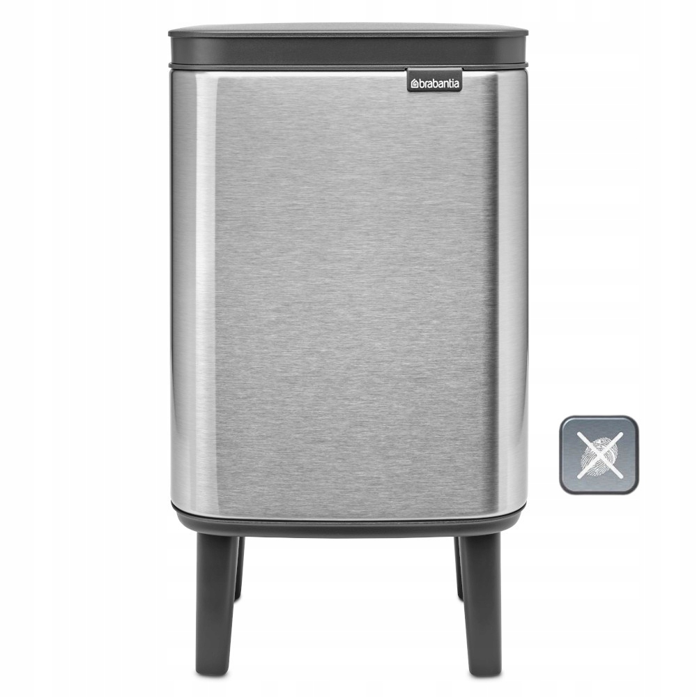 Levně Brabantia Bo Odpadkový koš Hi 4 l Nerezová ocel s povrchovou úpravou proti otiskům