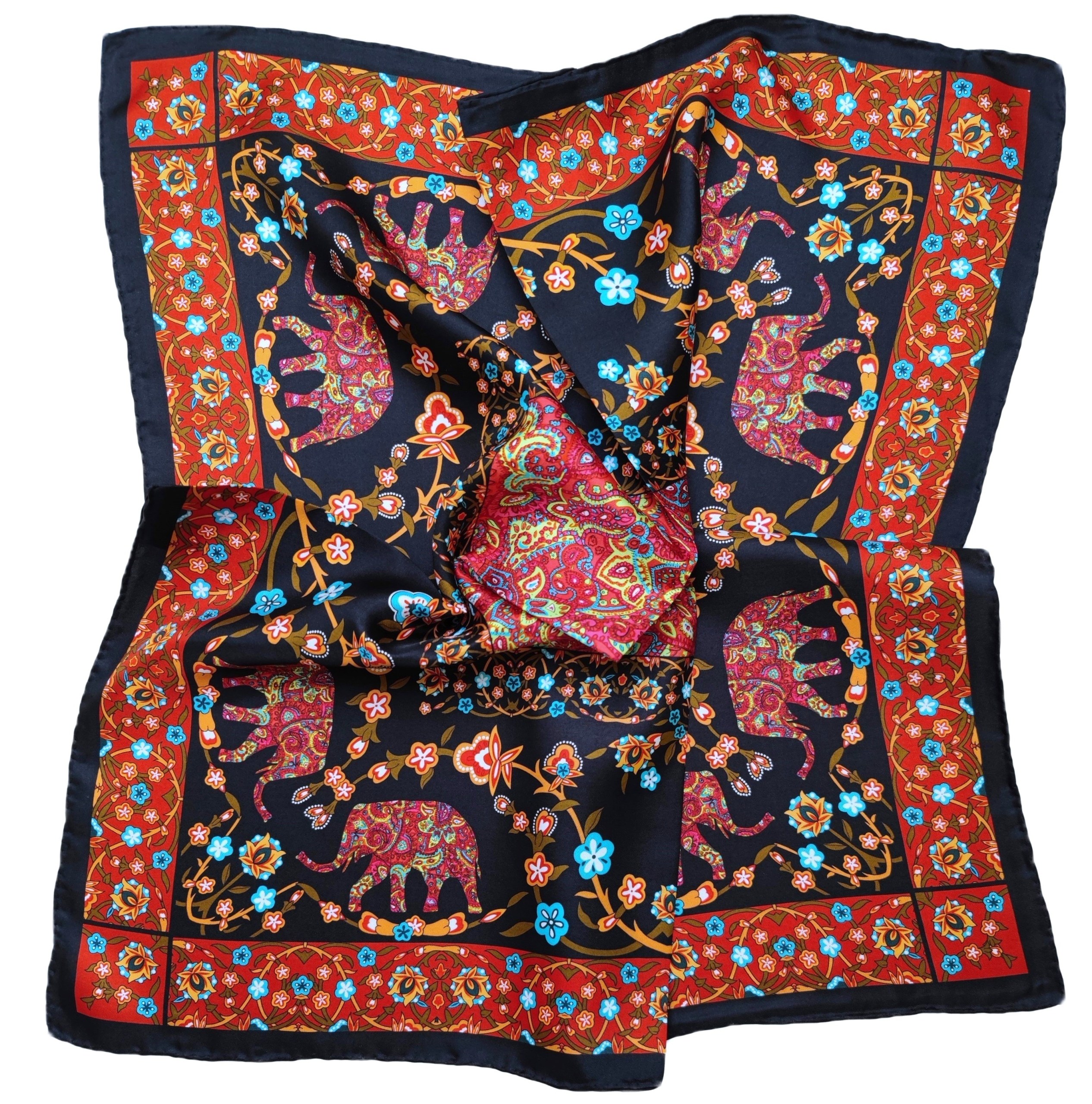 100% JEDWAB MARKOWA CHUSTA APASZKA JAKOŚĆ PREMIUM^