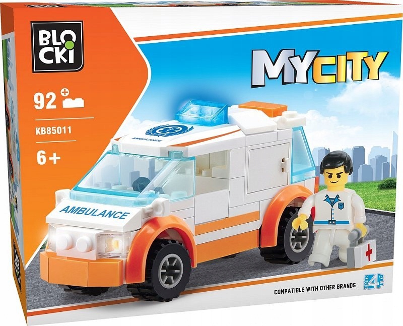 

Klocki Blocki – MyCity Karetka Mała