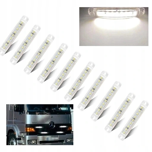 9LED LAMPKI LAMPY OBRYŚOWE OBRYŚÓWKI 12V 24V 10SZT EAN (GTIN) 856524430256