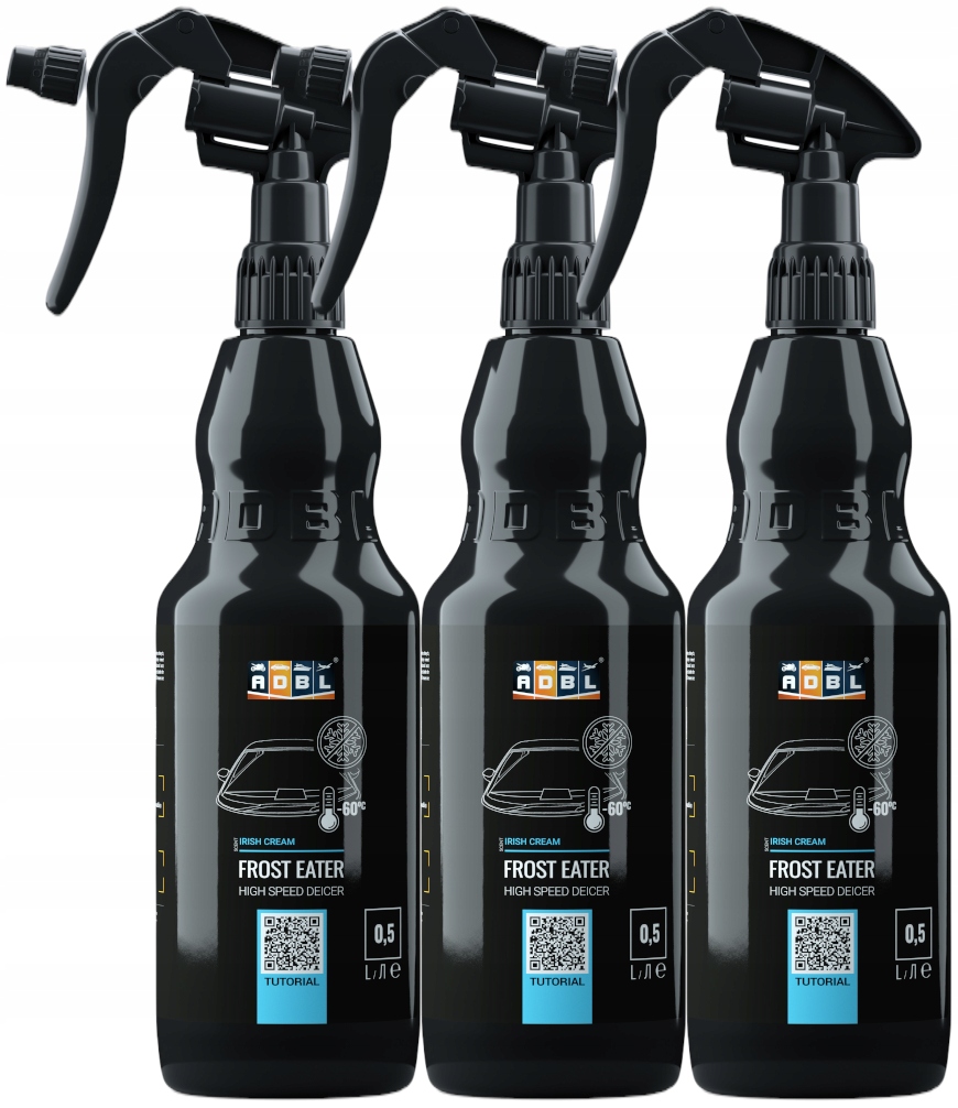Adbl Frost Eater 500ml Odmrażacz Do Szyb Szkła Samochodu Auta -60C Zestaw