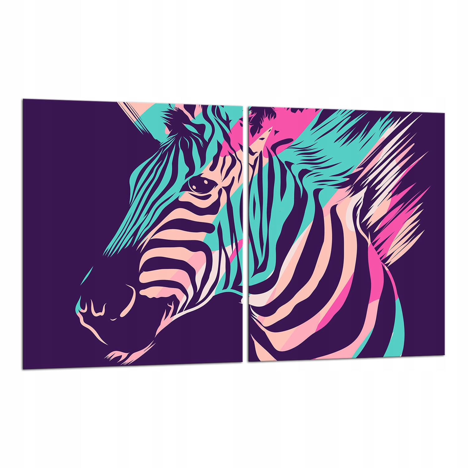 2x Ochranná Skleněná Deska Na Sporák 40x52 Zebra Kuchyně Tvrzené Sklo 7