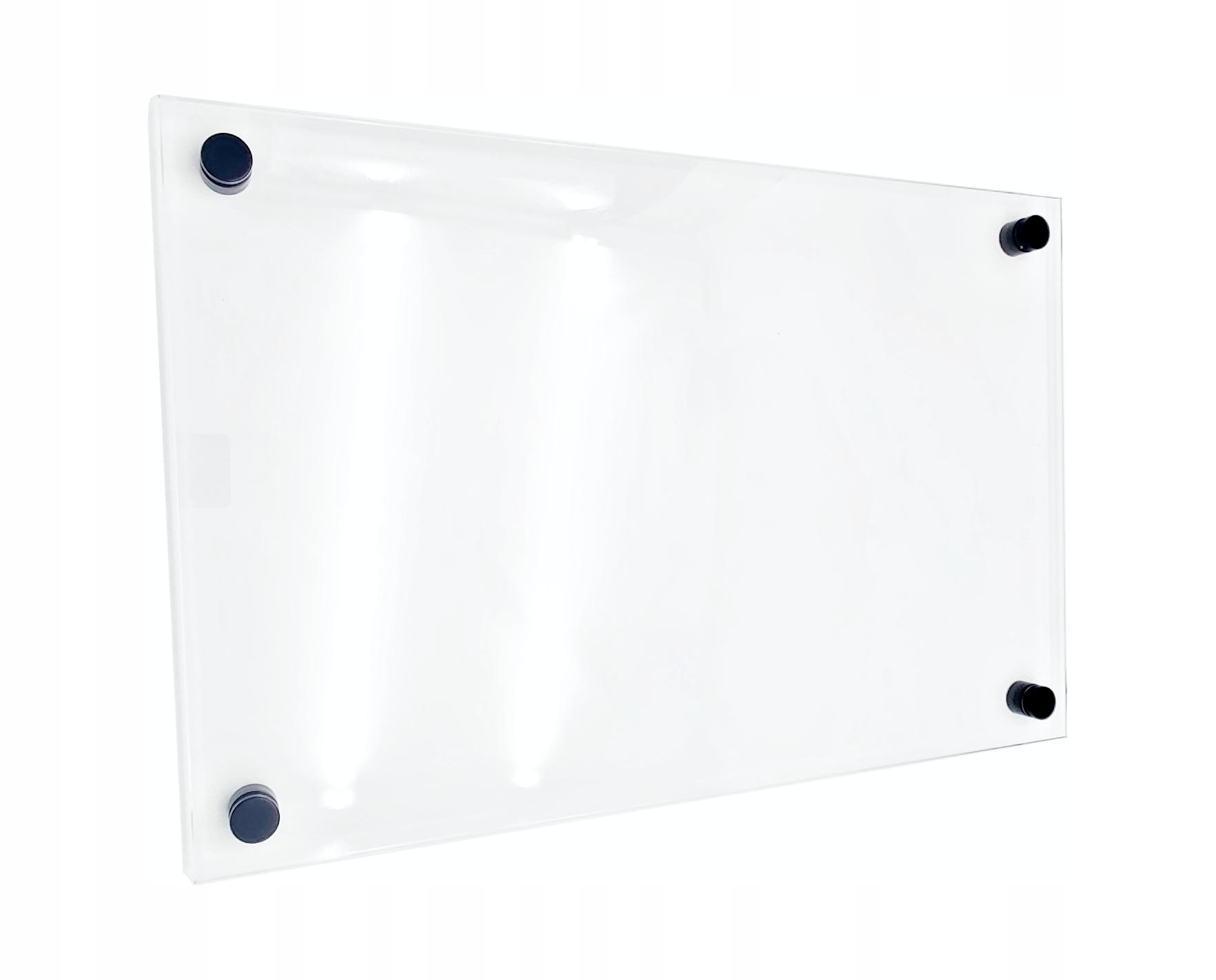 

Panel szklany hartowany 50x70 Czarne dystanse