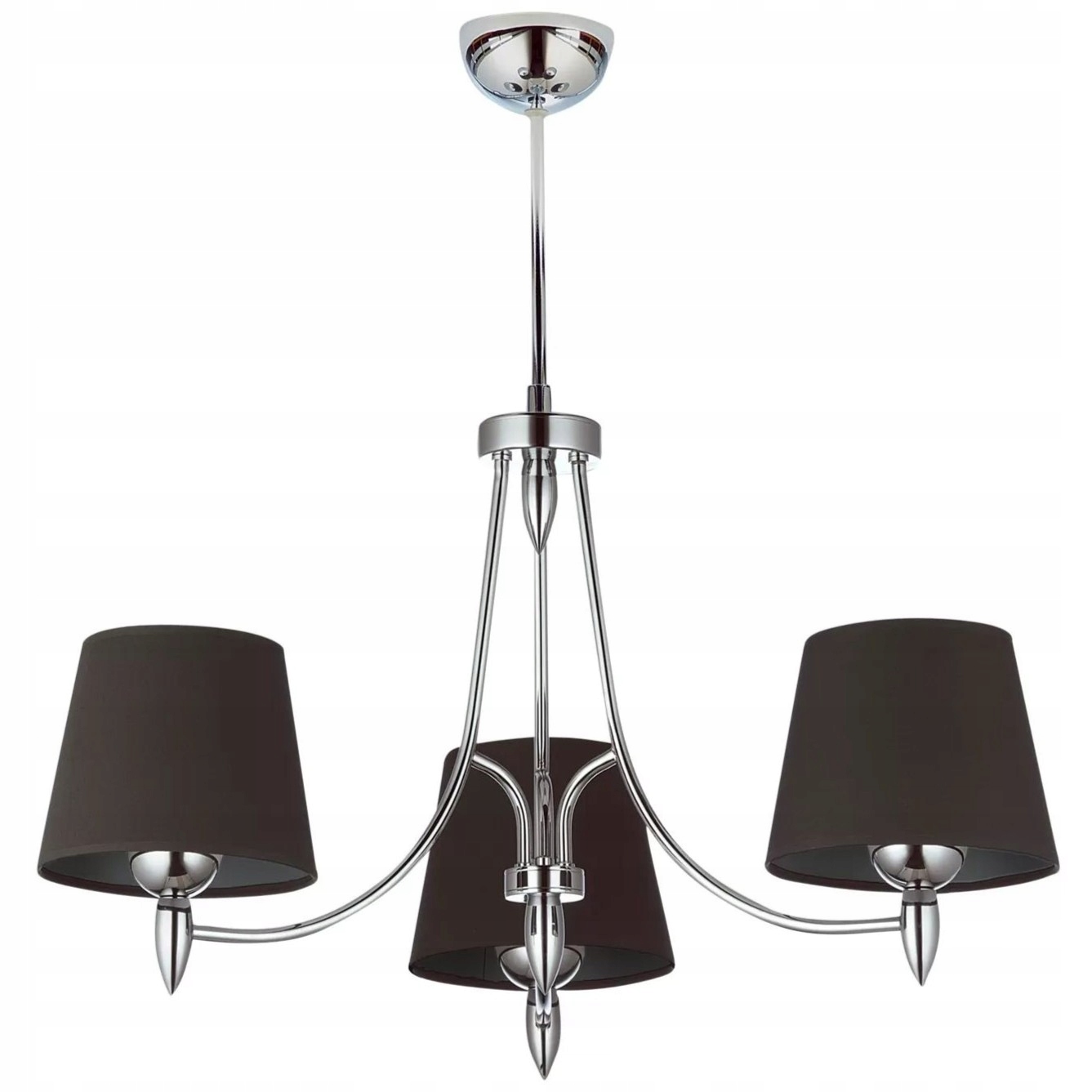 Závesná stropná lampa nad stôl, ostrovček do kuchyne, jedáleň, čierna Galaxy 3