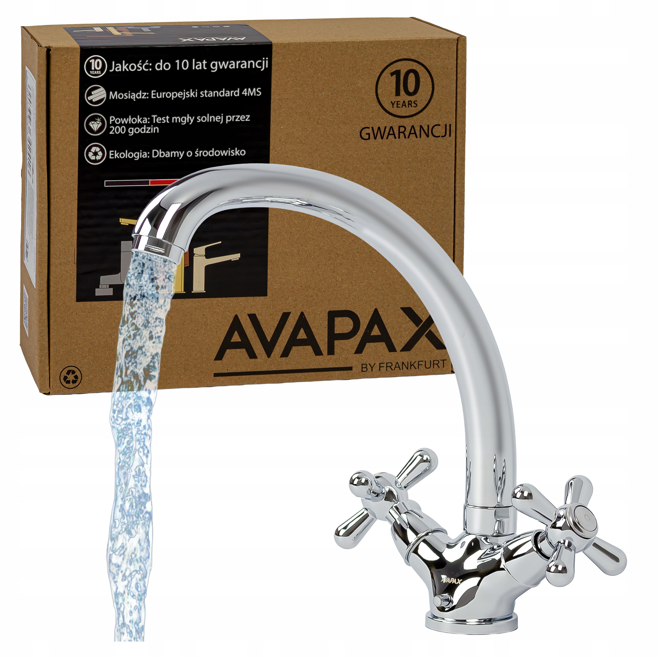 Kuchyňská stojánková dvoupáková baterie Kohoutek Retro do dřezu