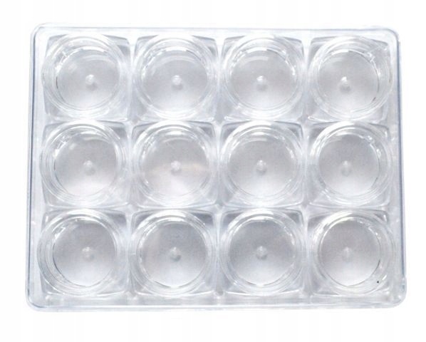 

Słoiczki 12 Słoiczek Pojemniczek+kasetka na ozdoby