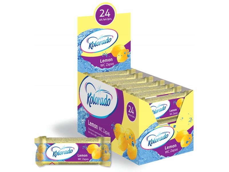 

Kolorado Hal Kostka Wc Zapas Lemon Cytrynowy