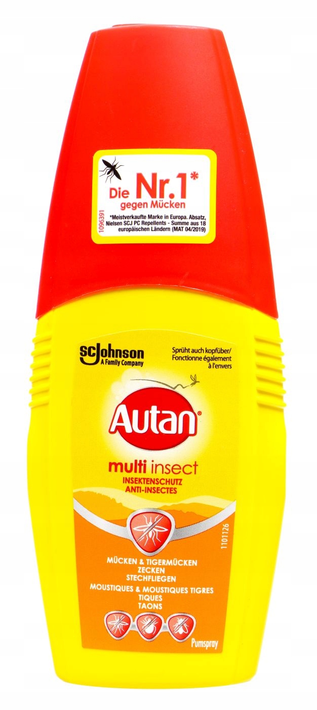 

Autan Multi insect Spray komary kleszcze 100ml