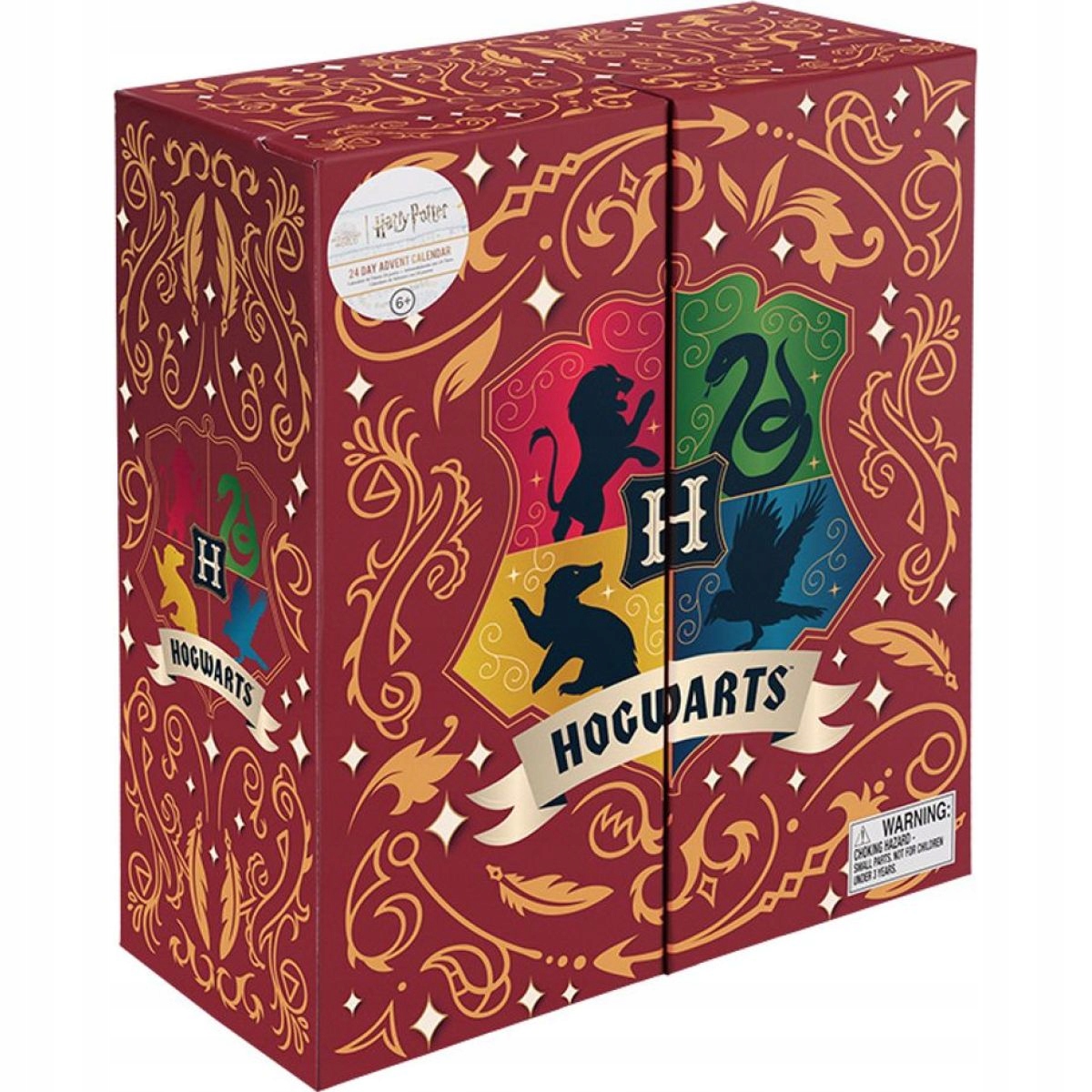 Адвент-календарь Paladone Harry Potter Premium, 24 сувенира: лампа, ручки, наклейки, пазл — фото 2