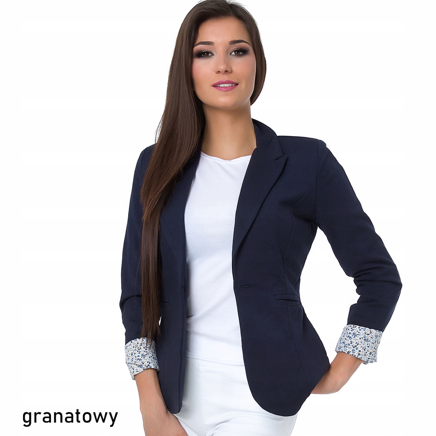 723_ 3XL/46 _KLASYCZNA BAWEŁNIANA MARYNARKA KOLORY Kolor czerwony