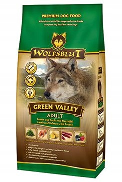 Levně Wolfsblut Dog Adult Green Valley 2kg