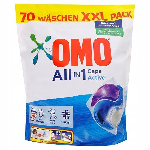 Levně Omo Active kapsle na praní 70ks