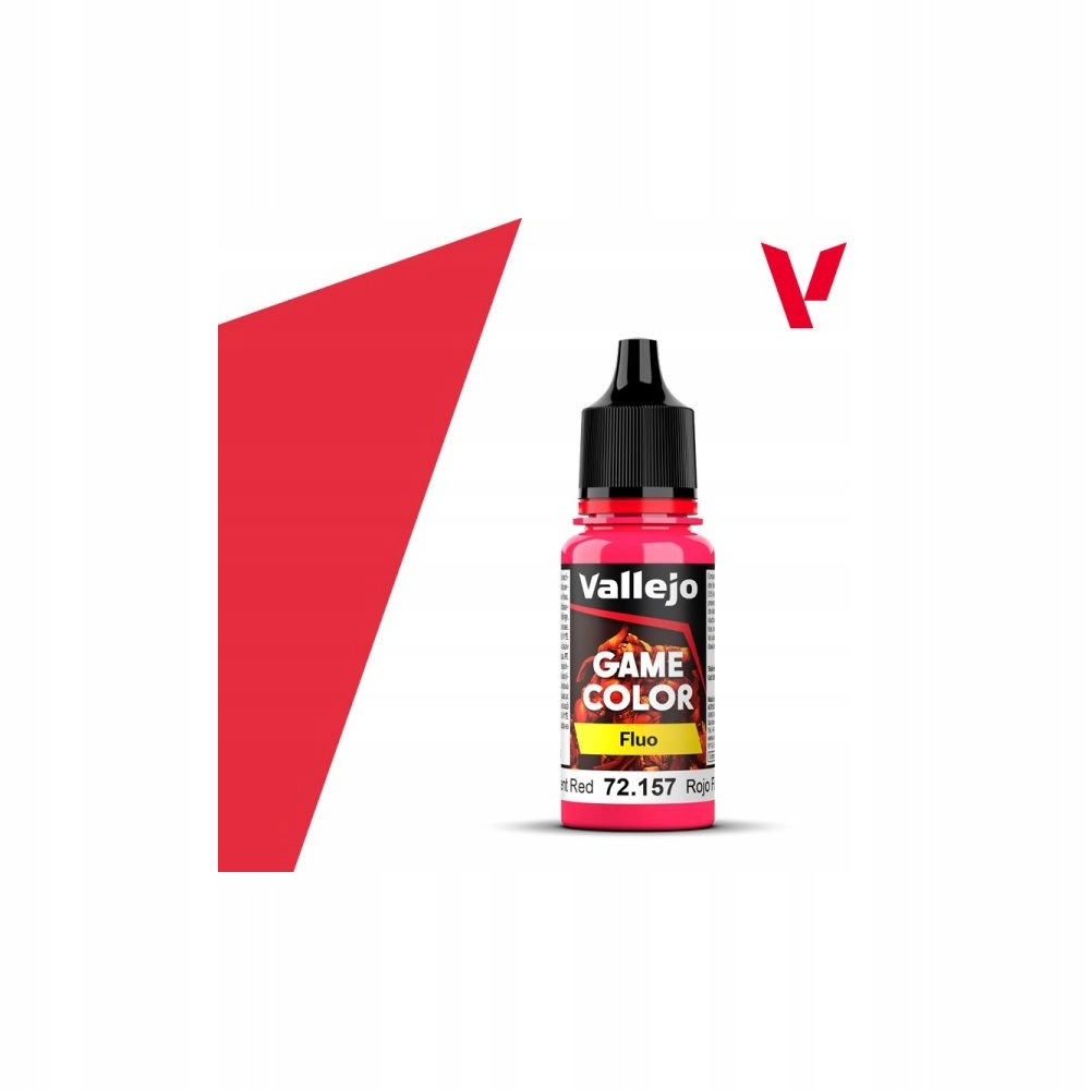 Farbka Vallejo 72.157 Game Color Fluo Red (18 ml)