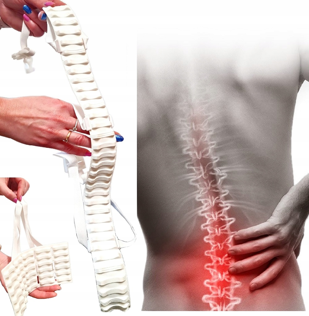 KOSMODISK PAS MASUJĄCY NA KRĘGOSŁUP + ODCINEK LĘDŹWIOWY ZESTAW KOSMODYSK Stan opakowania oryginalne