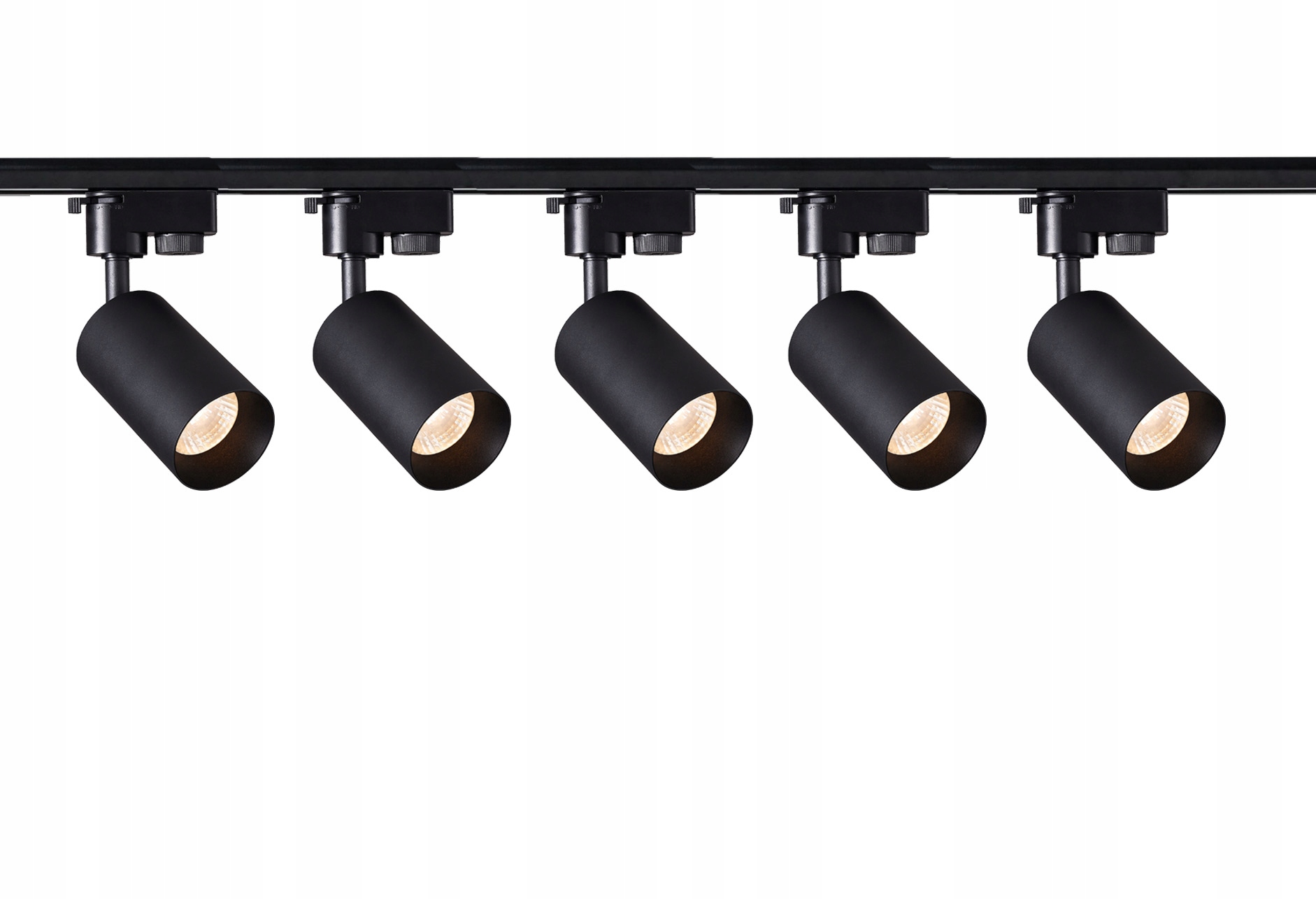 ZESTAW SZYNOPRZEWÓD 2M + 5x LAMPY GU10 CZARNY