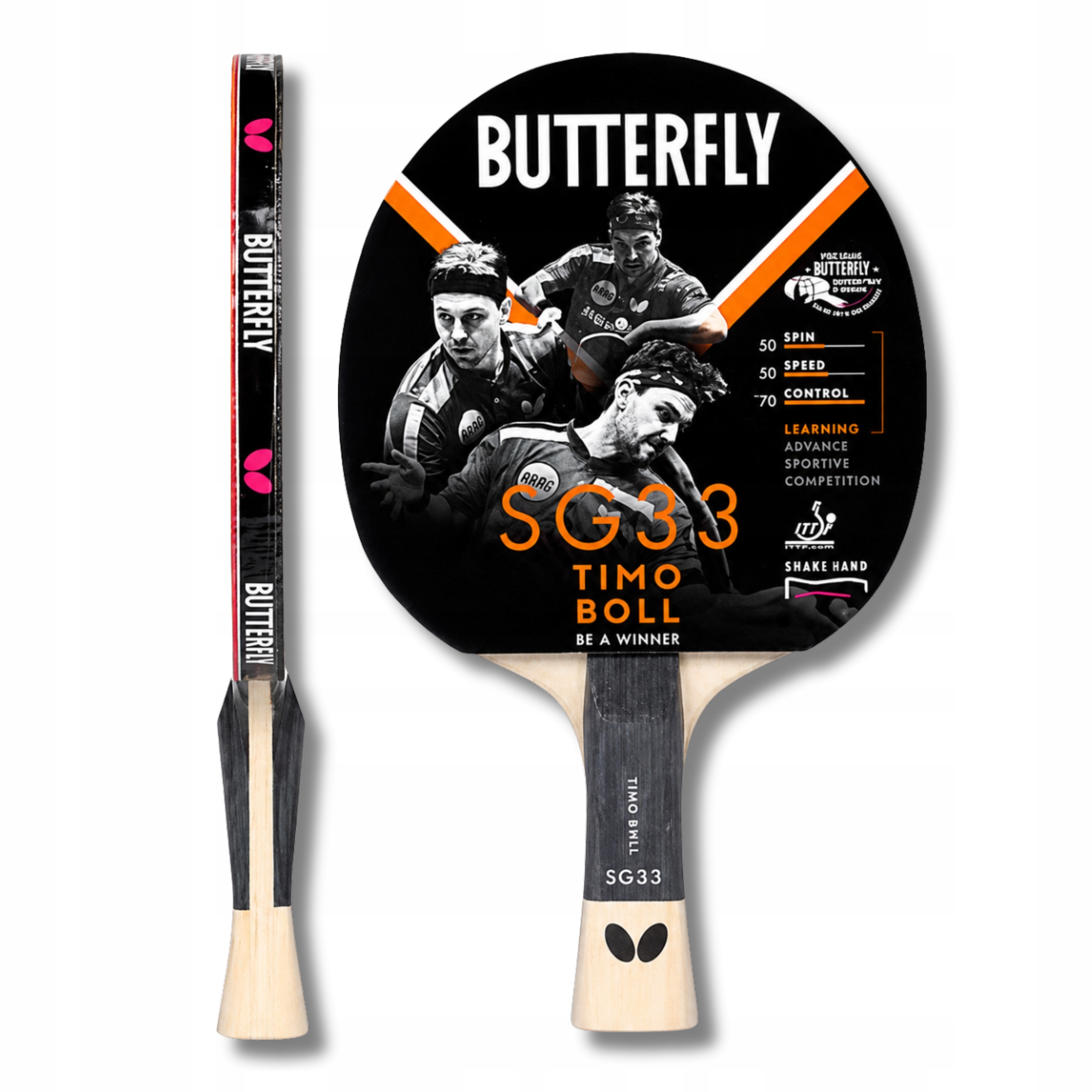 Pálka Na Stolní Tenis Butterfly Paletka Ping Pong Timo Boll SG33