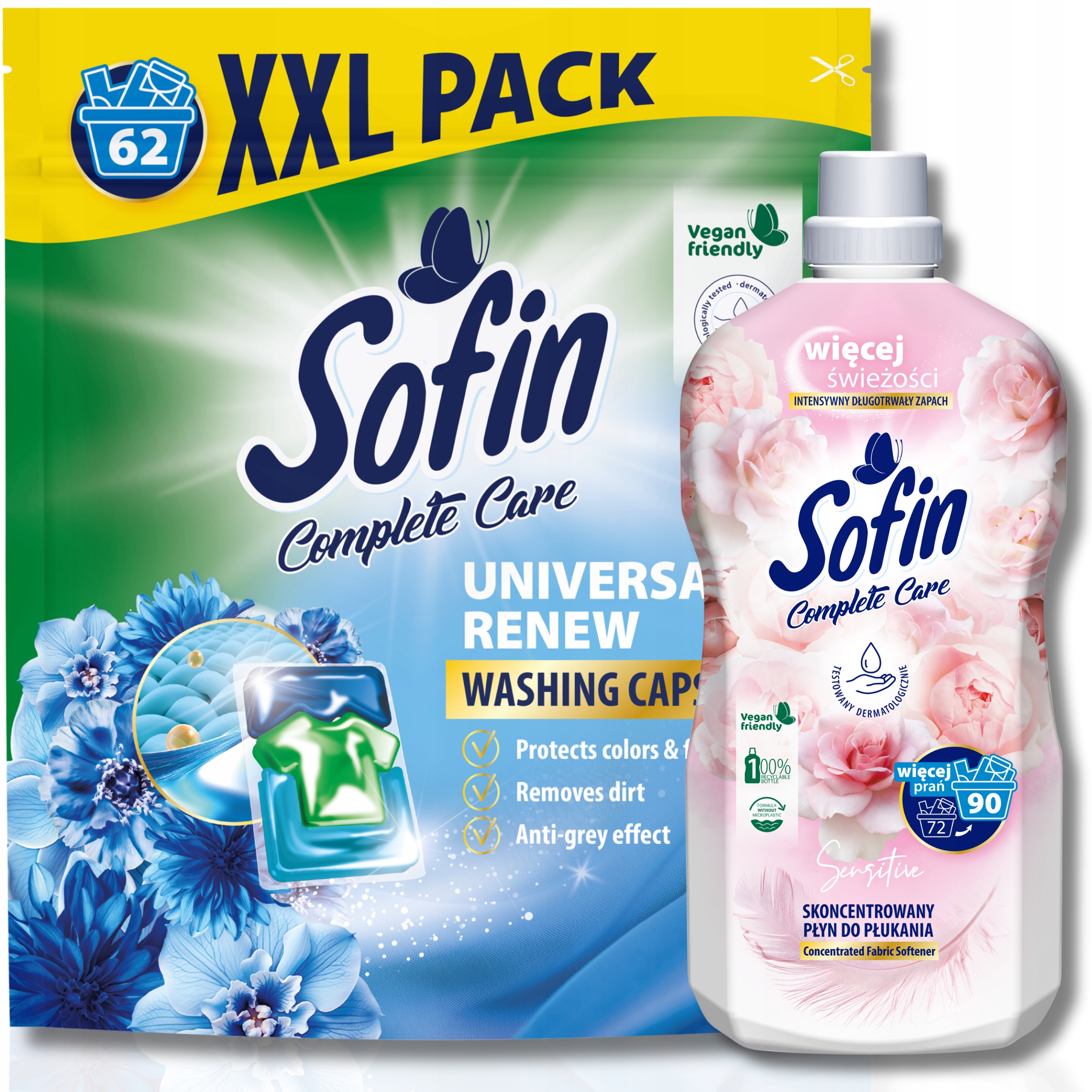 Levně Sofin Univerzální prací Kapsle 62 tekutá aviváž 1,8 l 90p