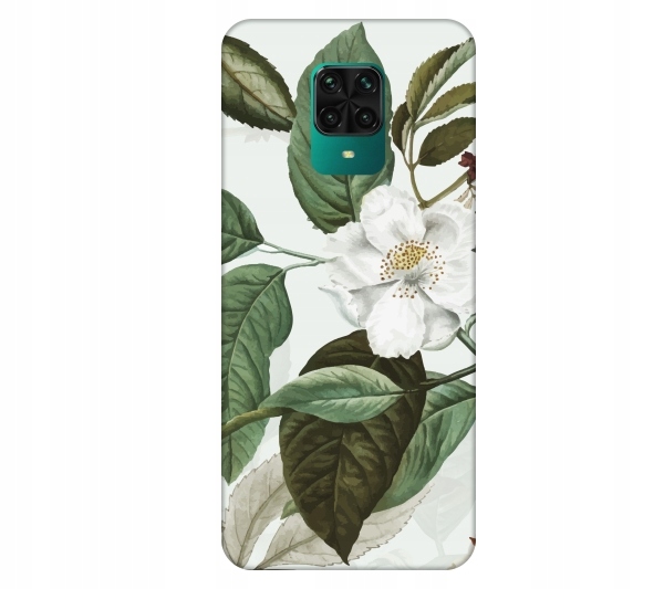 

Etui do Xiaomi Redmi Note 9 Pro / 9S Kwiat bialy a