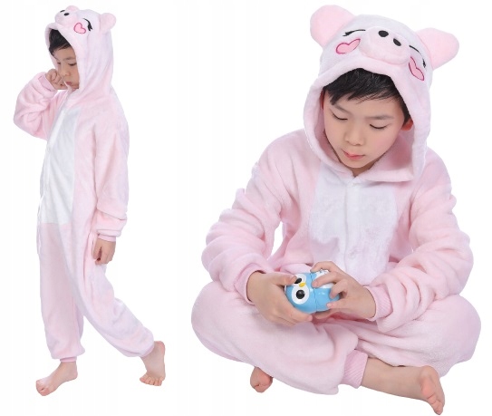 

Piżama Dla Dzieci Pig Świnka Strój Kigurumi 130