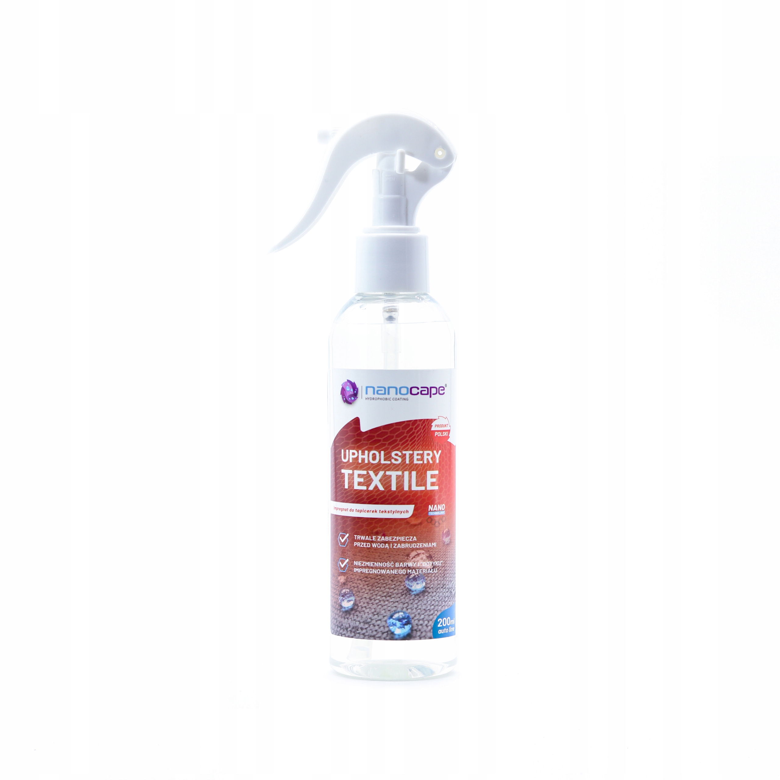 

Impregnat do tapicerki materiałowej 200ml Nanocape