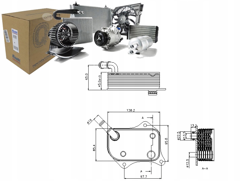 CHŁODNICA OLEJU NISSENS