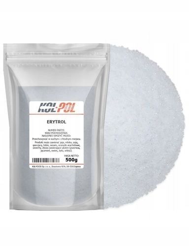 Levně 3x Erytrol Přírodní sladidlo 0 kalorií Náhrada cukru Kol-Pol 500 g