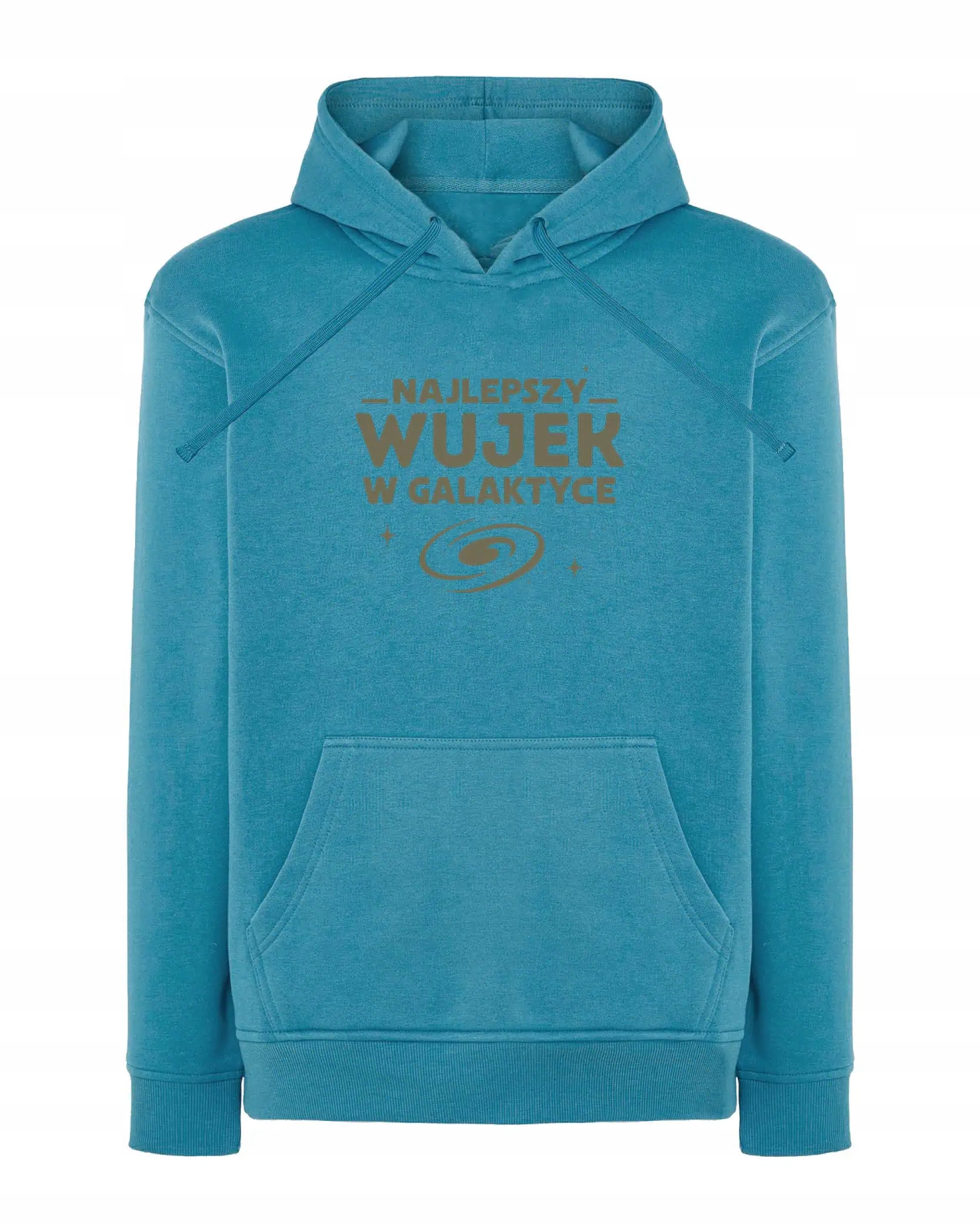 Mikina s kapucí Nejlepší den mužů v Galaxii Modrá L