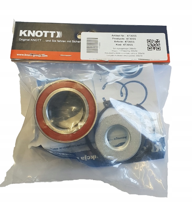 ŁOŻYSKO KNOTT ORYGINAŁ 47305S 200X50