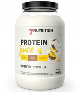 7NUTRITION Protein Juice 2000 g Hovězí Bílkoviny Bez Cukru pina colada